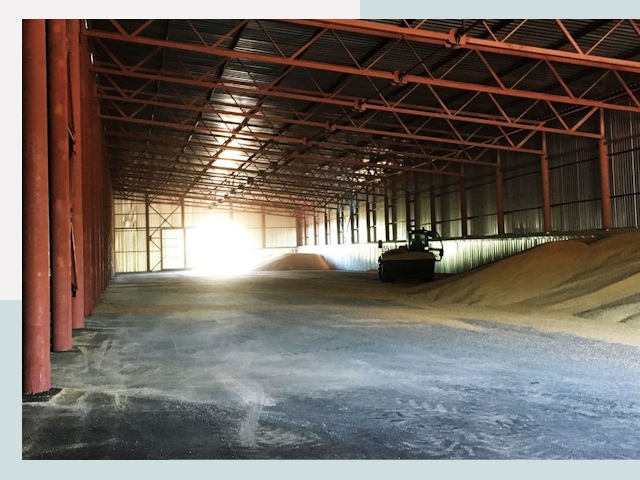 Строительство зернохранилищ в Кашире