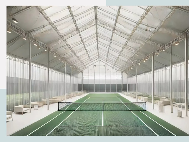 Строительство теннисных кортов в Кашире