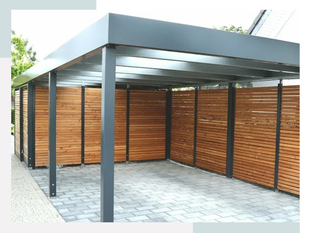 Навесы для парковки в Кашире