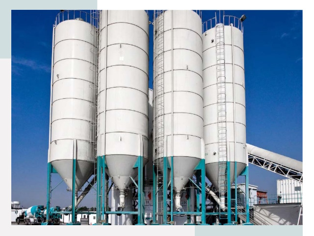 Строительство цементных силосов в Кашире
