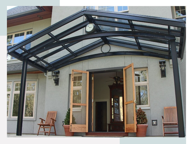 Козырьки металлические в Кашире