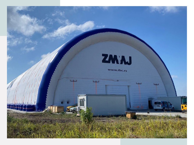 Брендирование ангаров в Кашире