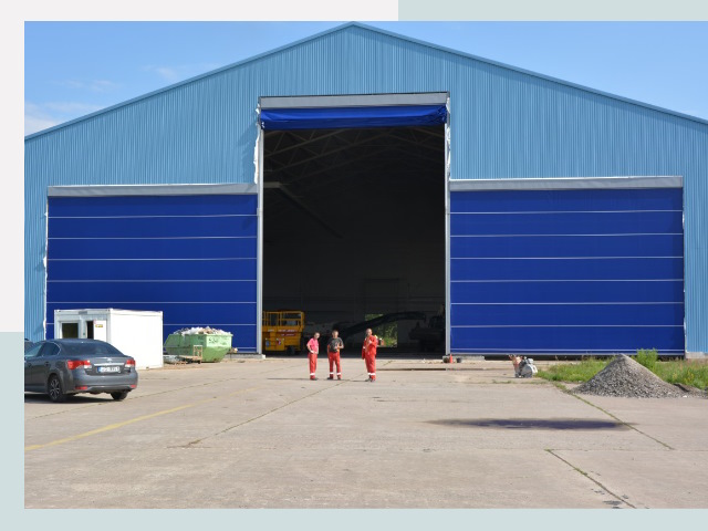 Ангарные ворота в Кашира от СтальСтрой-Кшр по цене 625 руб.