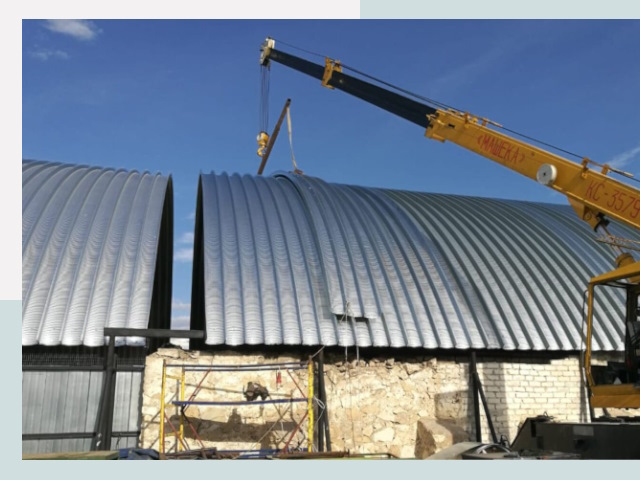 Реконструкция ангаров в Кашире от 625 руб.