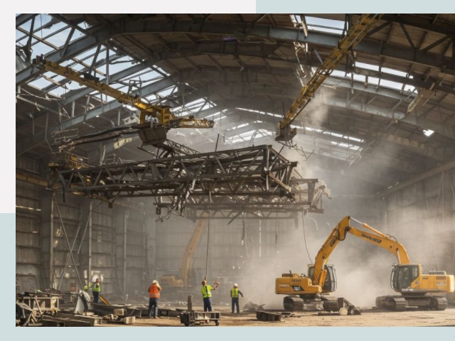 Демонтаж ангаров в Кашире от 625 руб. за м²