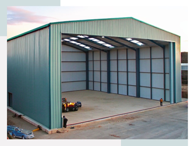 Строительство ангаров в Кашире